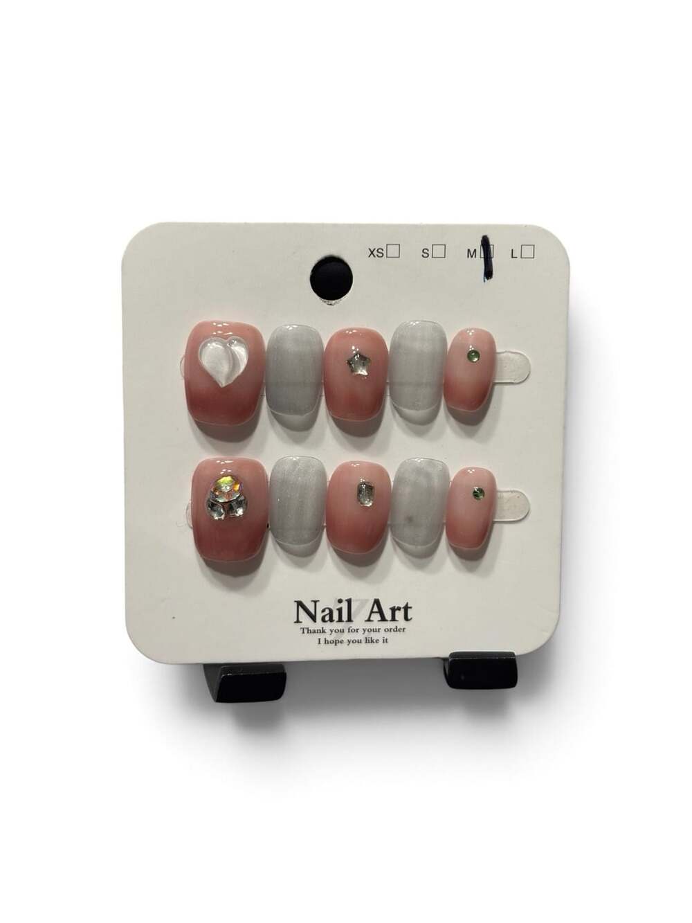 Nail Art Handmade Press On Nails Size M